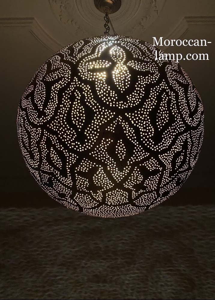 Suspension marocaine, plafond de lampe 